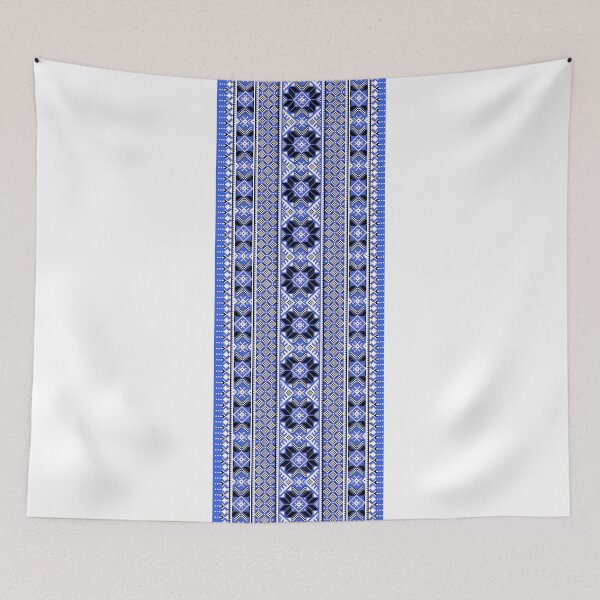 Item preview, Blue ukrainian vyshyvanka, embroidery designed and sold by LiliWorld.