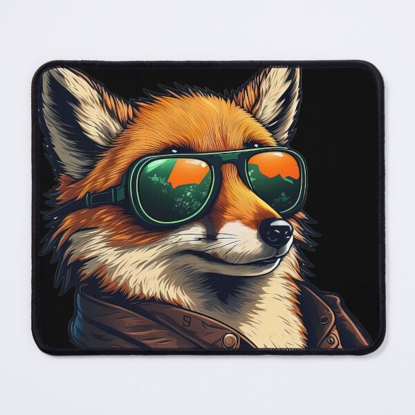 Item preview, Cool Fox with Sunglasses Art designed and sold by Digital Mindscape.