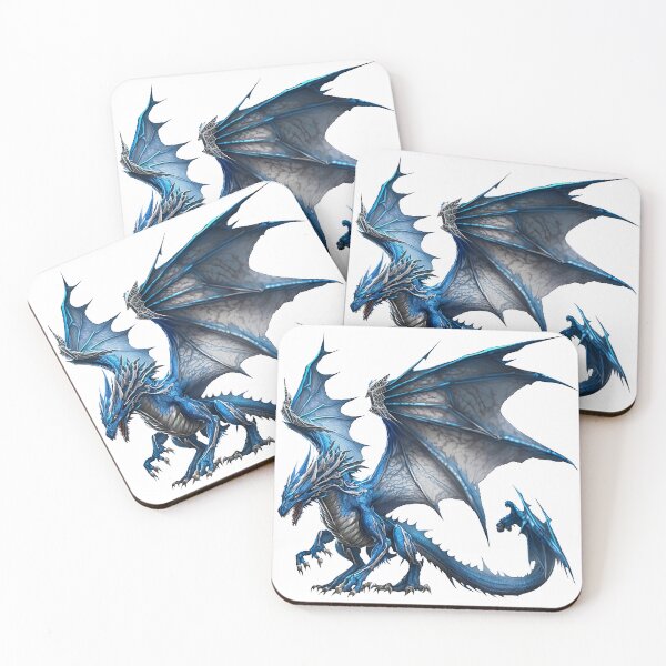 Item preview, Epic High Detailed Blue Dragon: High Fantasy Magic and Roleplay games designed and sold by Fantasy-Forge.