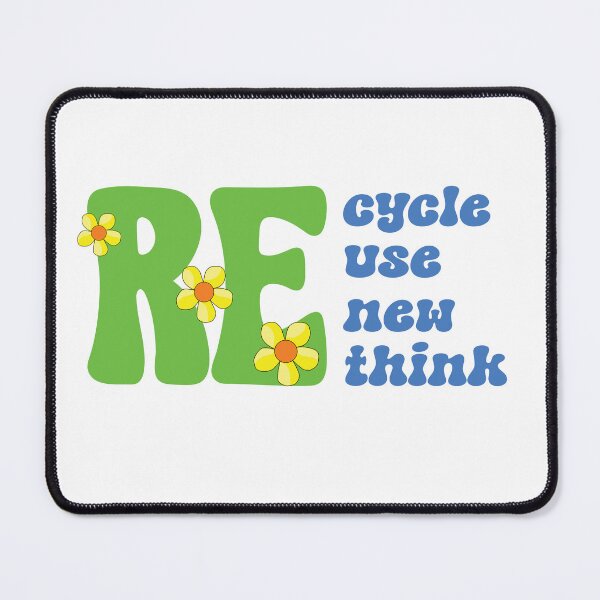 Item preview, Recycle Reuse Renew Rethink Vintage Hippie Vibe designed and sold by ittybittyowl.