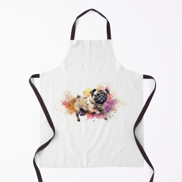 Item preview, Pug: Watercolor Painting designed and sold by MochiWags.