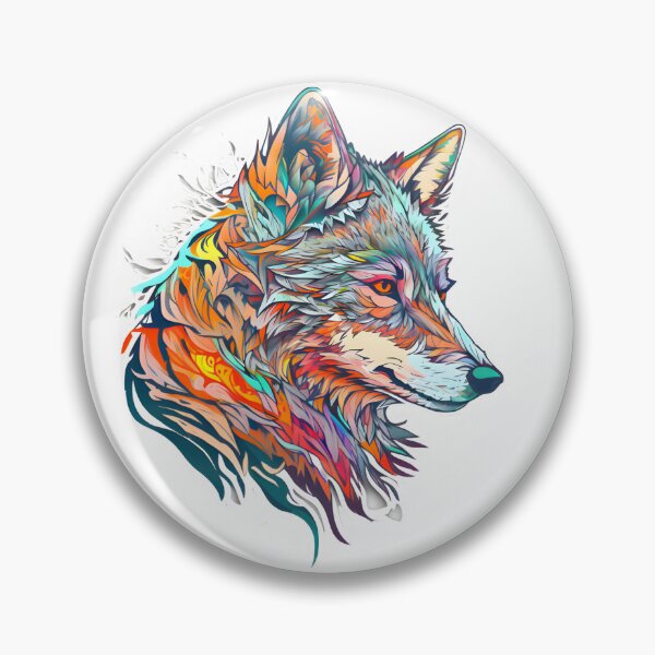 Item preview, Leafy Abstract Wolf Art designed and sold by PeteRascal.