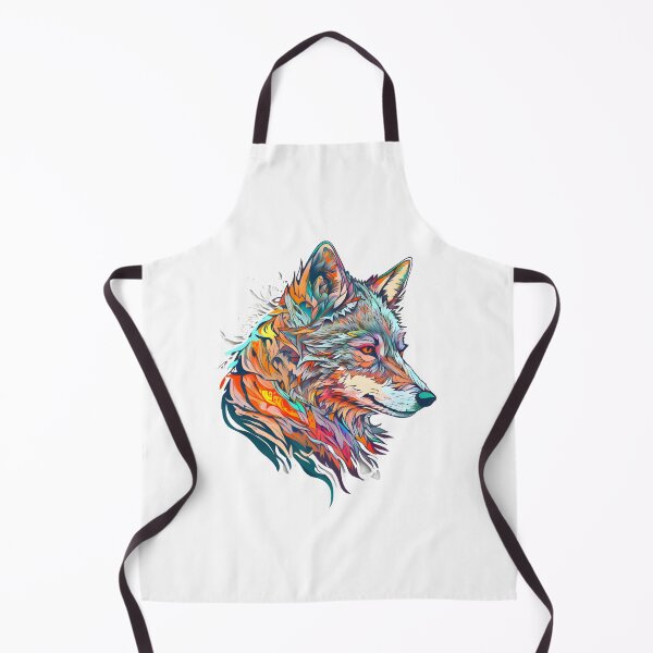 Item preview, Leafy Abstract Wolf Art designed and sold by PeteRascal.
