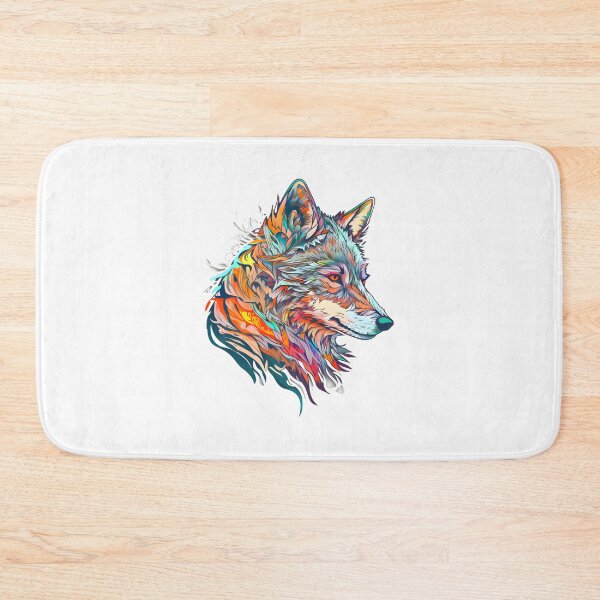 Item preview, Leafy Abstract Wolf Art designed and sold by PeteRascal.