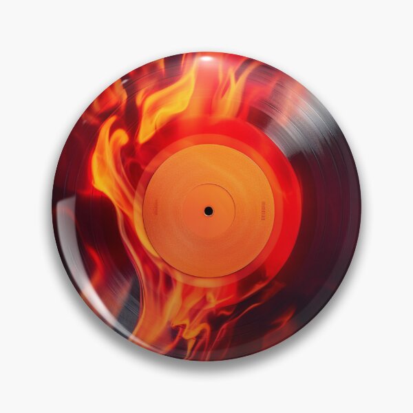 Item preview, Vinyl Record engulfed in flames designed and sold by Elias Kamstra.