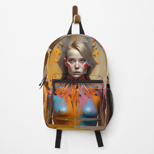 Item preview, Mysterious Woman Colorfull Expression Portrait designed and sold by artmanikin.