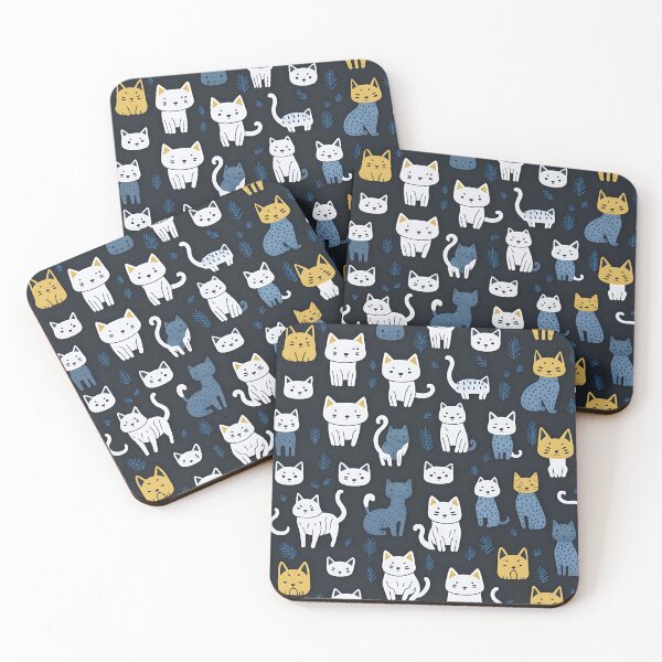 Item preview, Cat Miaw pattern 2 designed and sold by AeonGraphic.