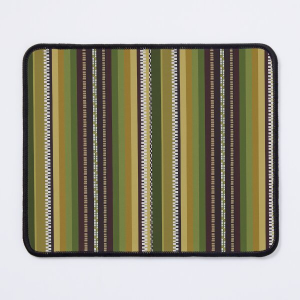 Item preview, Latvian Stripes Traditional Folk Skirt in moss green and nature colors designed and sold by Ilze Lucero.