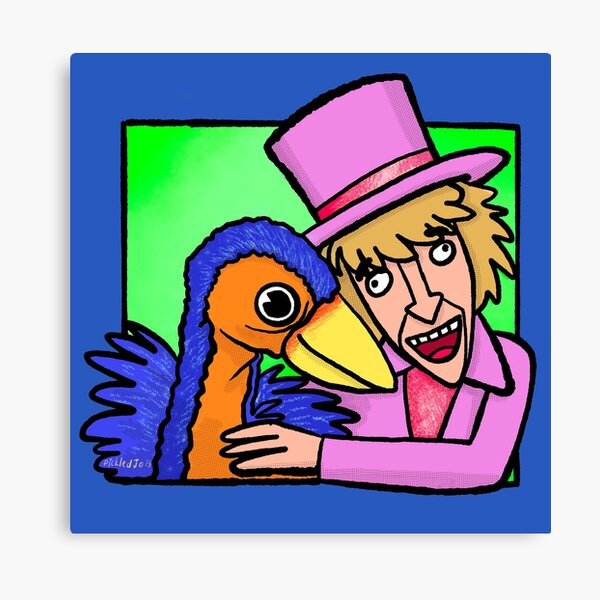 Artikel-Vorschau von Rod Hull und Emu Cartoon, designt und verkauft von FunnehGacha.
