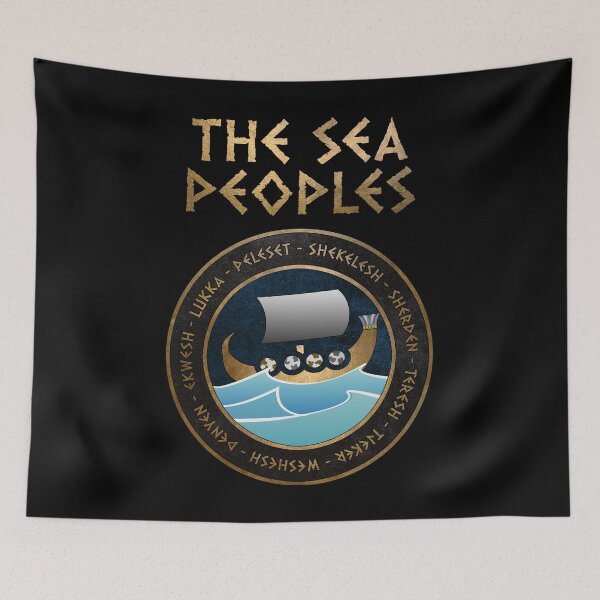 Item preview, Sea Peoples Ancient Bronze Age Collapse History designed and sold by Agema Apparel.