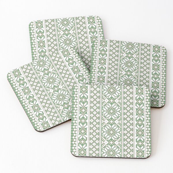 Item preview, Green grey ukrainian vyshyvanka, embroidery designed and sold by LiliWorld.