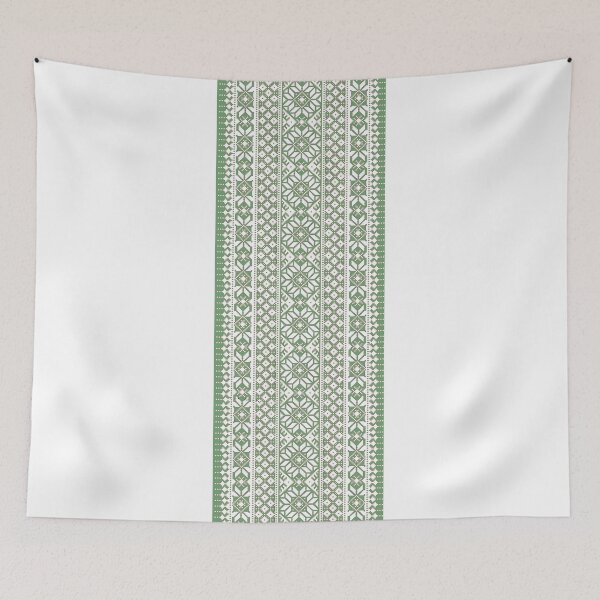 Item preview, Green grey ukrainian vyshyvanka, embroidery designed and sold by LiliWorld.
