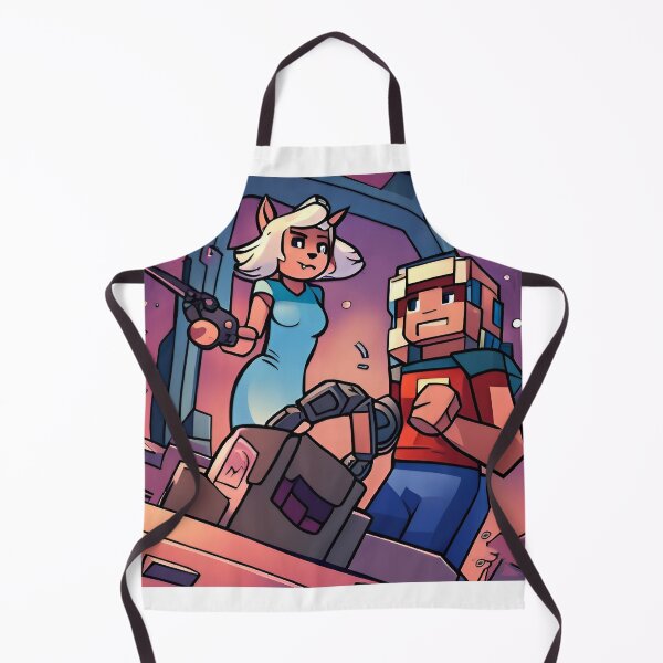 Item preview, Vector illustration of a girl with a gun and a robot in a spaceship designed and sold by LooperSDart.