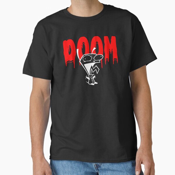 Item preview, Invader Zim GIR Red DOOM Spooky Logo designed and sold by FifthSun.