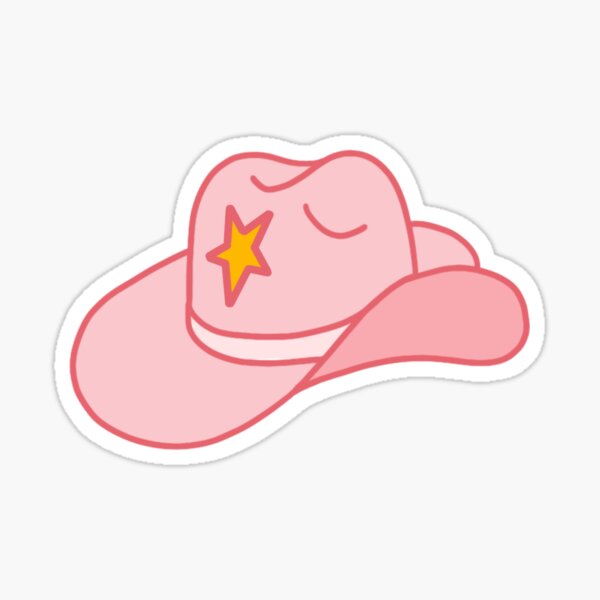 Cowgirl Hat Sticker for Sale by zariagrace