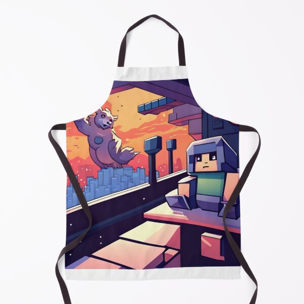 Item preview, cartoon character in a spaceship on the background of the city designed and sold by LooperSDart.
