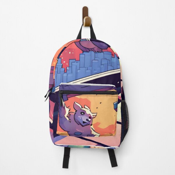 Item preview, cartoon character in a spaceship on the background of the city designed and sold by LooperSDart.