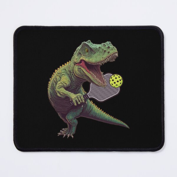 Item preview, Pickleball Player Dinosaurs Playing Pickle Ball Dino T-Rex designed and sold by Africanob.