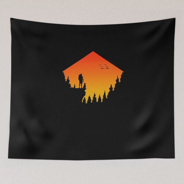 Item preview, Hiking with man’s best friend sunset dog adventure designed and sold by SoulTrekking.