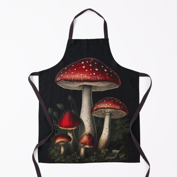 Item preview, Moody Fly Agaric Mushrooms designed and sold by Heather Maree Design Studio.