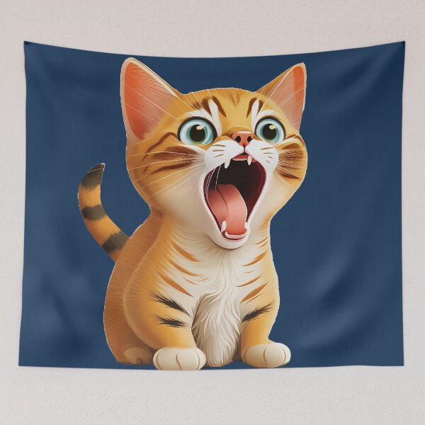 Item preview, Funny Cat Miaw designed and sold by lightjourney.