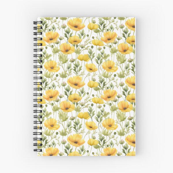 Item preview, Buttercup watercolor floral pattern designed and sold by ZolwPodroznik.