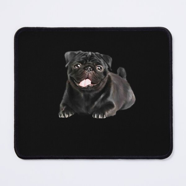Item preview, Black Pug Dog, Love Pug Dogs designed and sold by Logiamerch.