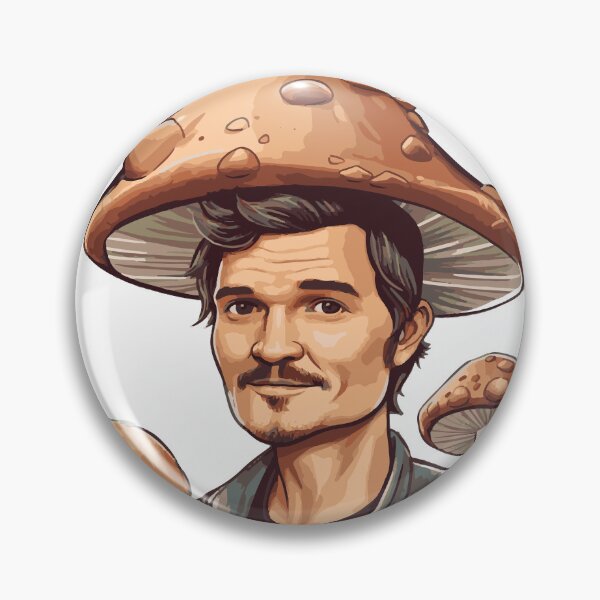 Item preview, Pedro Pascal with mushrooms. designed and sold by vectrus.