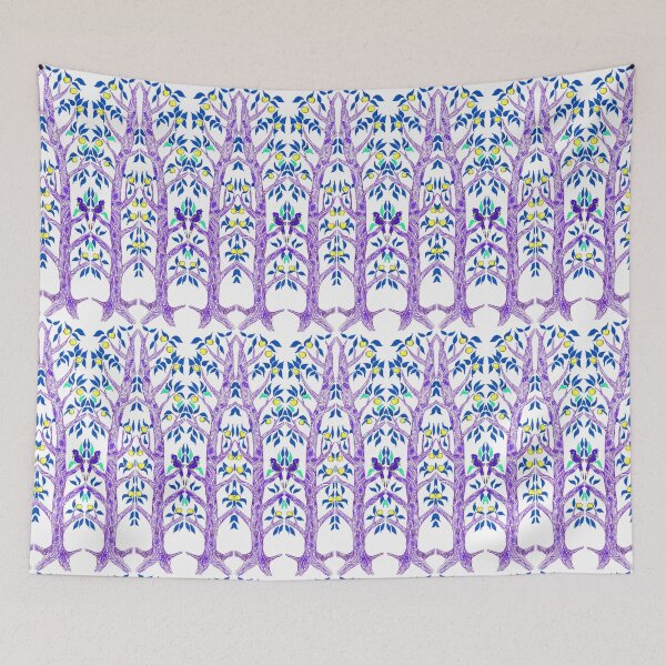 Item preview, Forest of apple trees in purple designed and sold by Anna Rivet.