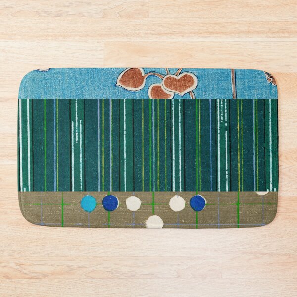 Item preview, JAPANESE TEXTILE COLLAGE SERIES  - Variation No.3 - DOTS, STRIPES and PETALS designed and sold by MirabiliaMagpie.