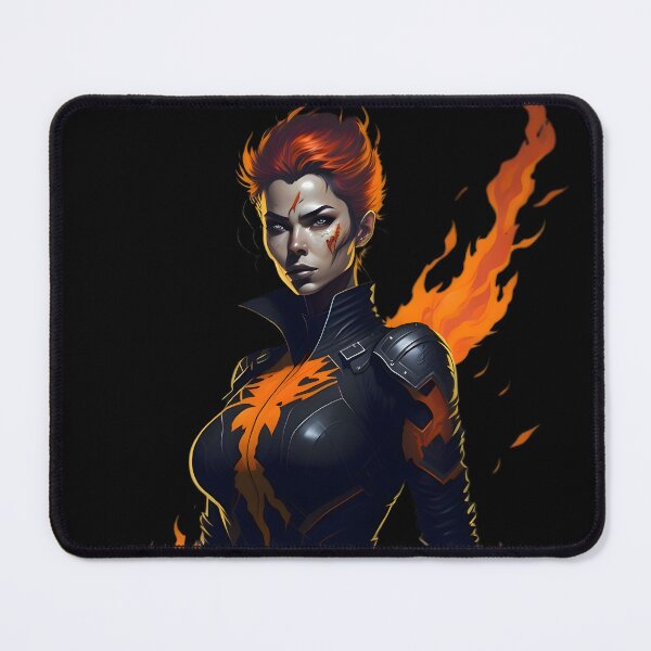 Item preview, Blaze - Original Female Superhero Art designed and sold by A.I. Does  Art.
