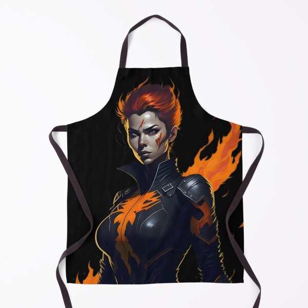 Item preview, Blaze - Original Female Superhero Art designed and sold by A.I. Does Art.