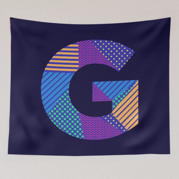 Item preview, Alphabet Letter G Screen Print Design designed and sold by ToluaPrints.
