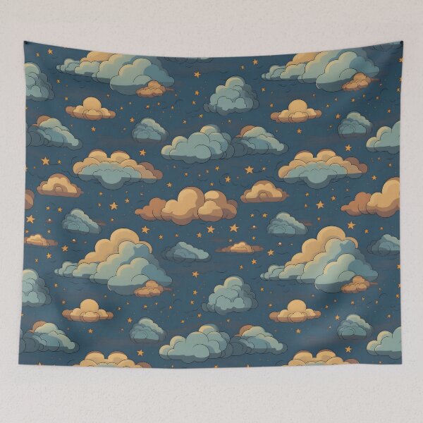 Item preview, Cloudy Night Skies designed and sold by palaco210.