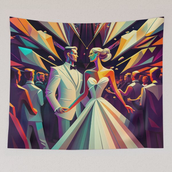 Item preview, Wedding party, couple with wedding party designed and sold by DailyINVENTOR.
