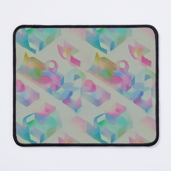 Item preview, Elegant Watercolor Pattern with Geometric Forms designed and sold by Girly-Universe.