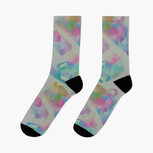 Item preview, Elegant Watercolor Pattern with Geometric Forms designed and sold by Girly-Universe.