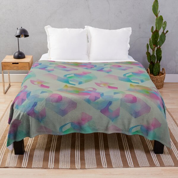 Item preview, Elegant Watercolor Pattern with Geometric Forms designed and sold by Girly-Universe.