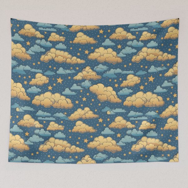 Item preview, Cloudy Night Skies designed and sold by palaco210.