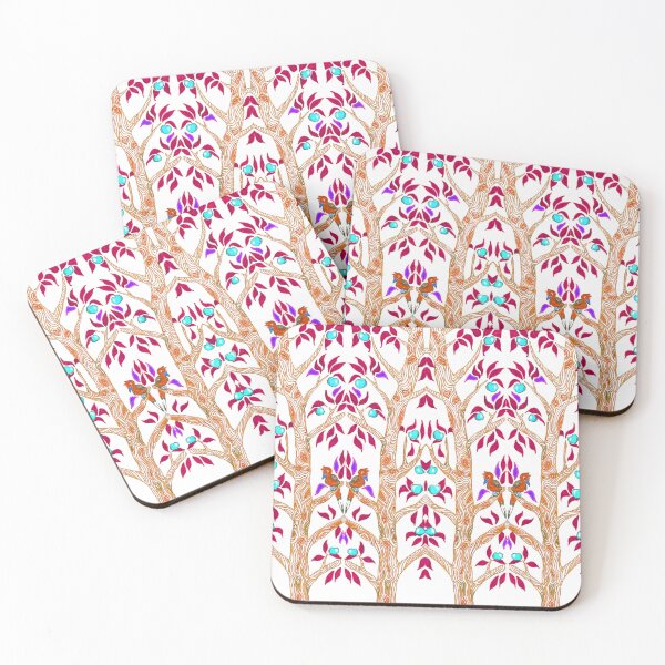 Item preview, Forest of apple trees in red designed and sold by Anna Rivet.