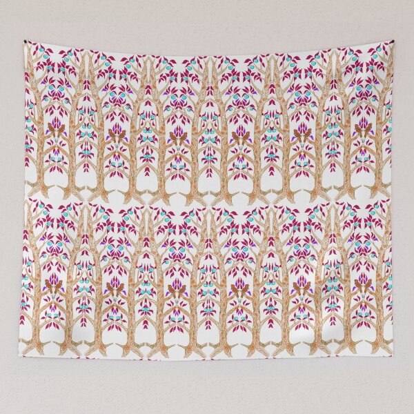 Item preview, Forest of apple trees in red designed and sold by Anna Rivet.