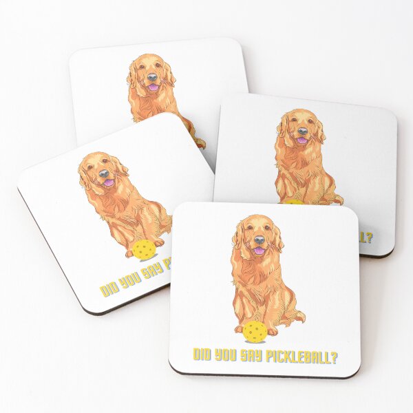 Item preview, Golden Retriever Wants to Play Pickleball designed and sold by A-K-Designs.