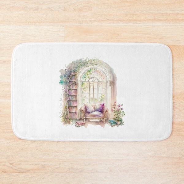 Item preview, Watercolor Cozy Reading Corner  designed and sold by DreamiDreams.