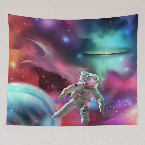 Item preview, Interstellar Moves outer space fantasy art designed and sold by Glimmersmith.