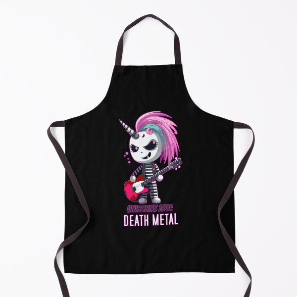 Item preview, Unicorns love death metal designed and sold by WackyWorldArt.