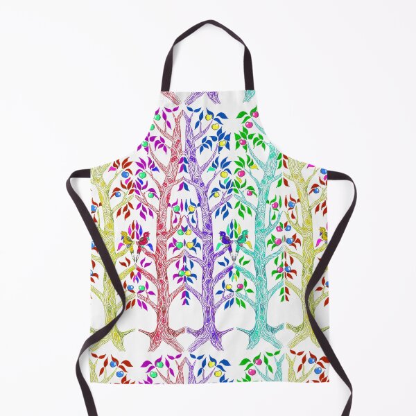 Item preview, Forest of multicolored apple trees designed and sold by Anna Rivet.