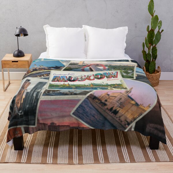 Item preview, Greetings from Moscow in Russia Vintage style retro souvenir designed and sold by DeveloperProp0.