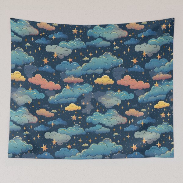 Item preview, Cloudy Night Skies designed and sold by palaco210.