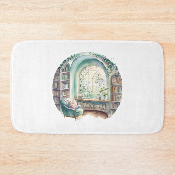 Item preview, Watercolor Cozy Reading Corner  designed and sold by DreamiDreams.