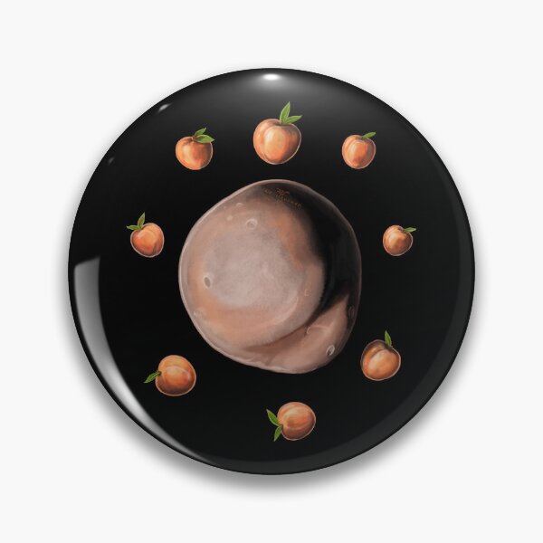 Item preview, Peaches in Space, Painting designed and sold by AK-Hevonen.